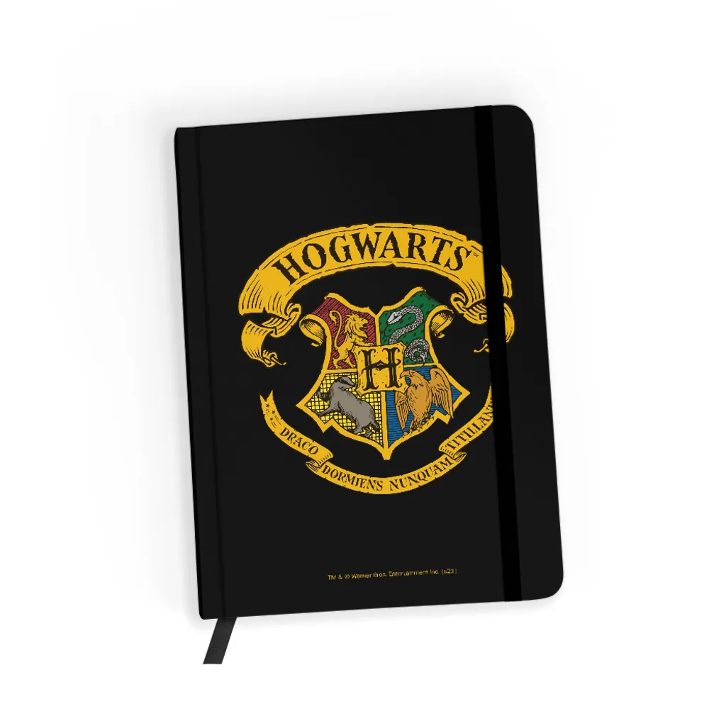 Original Notizbuch Harry Potter Muster Harry Potter 038 black, liniertes Papier mit Lizenz